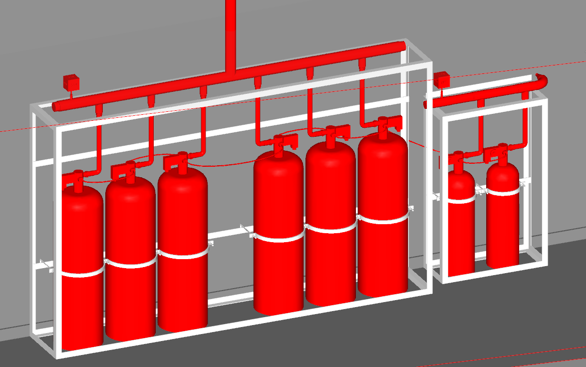 Vodafone Data Centre, Gas Suppression